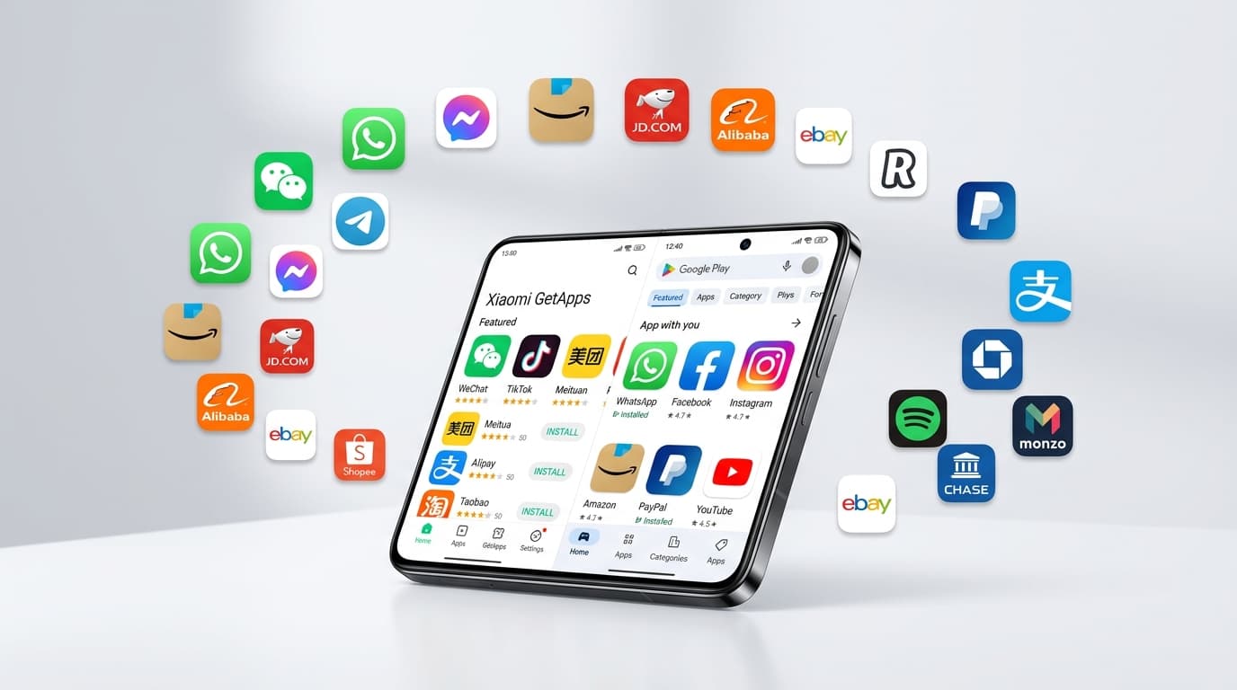 Kho ứng dụng GetApps và Google Play trên Xiaomi